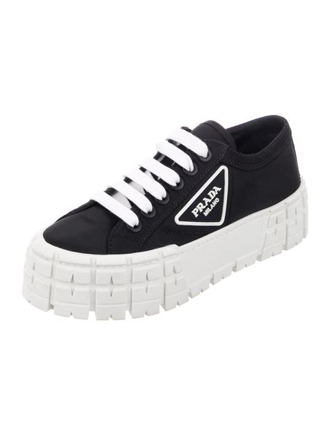 black prada shoes womens|black chunky Prada shoes.